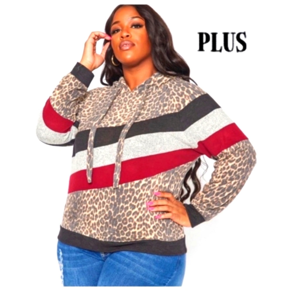Women's 1X hooded top